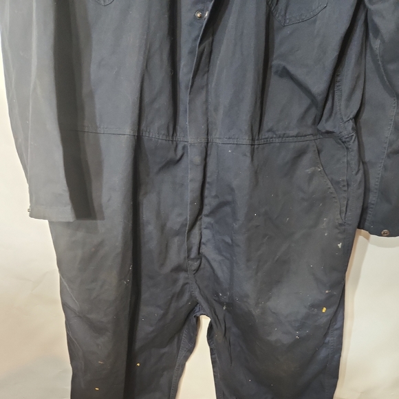 Holmes Workwear Navy Boiler Room Mechanics Zip Up Coveralls Size xl - Picture 5 of 8